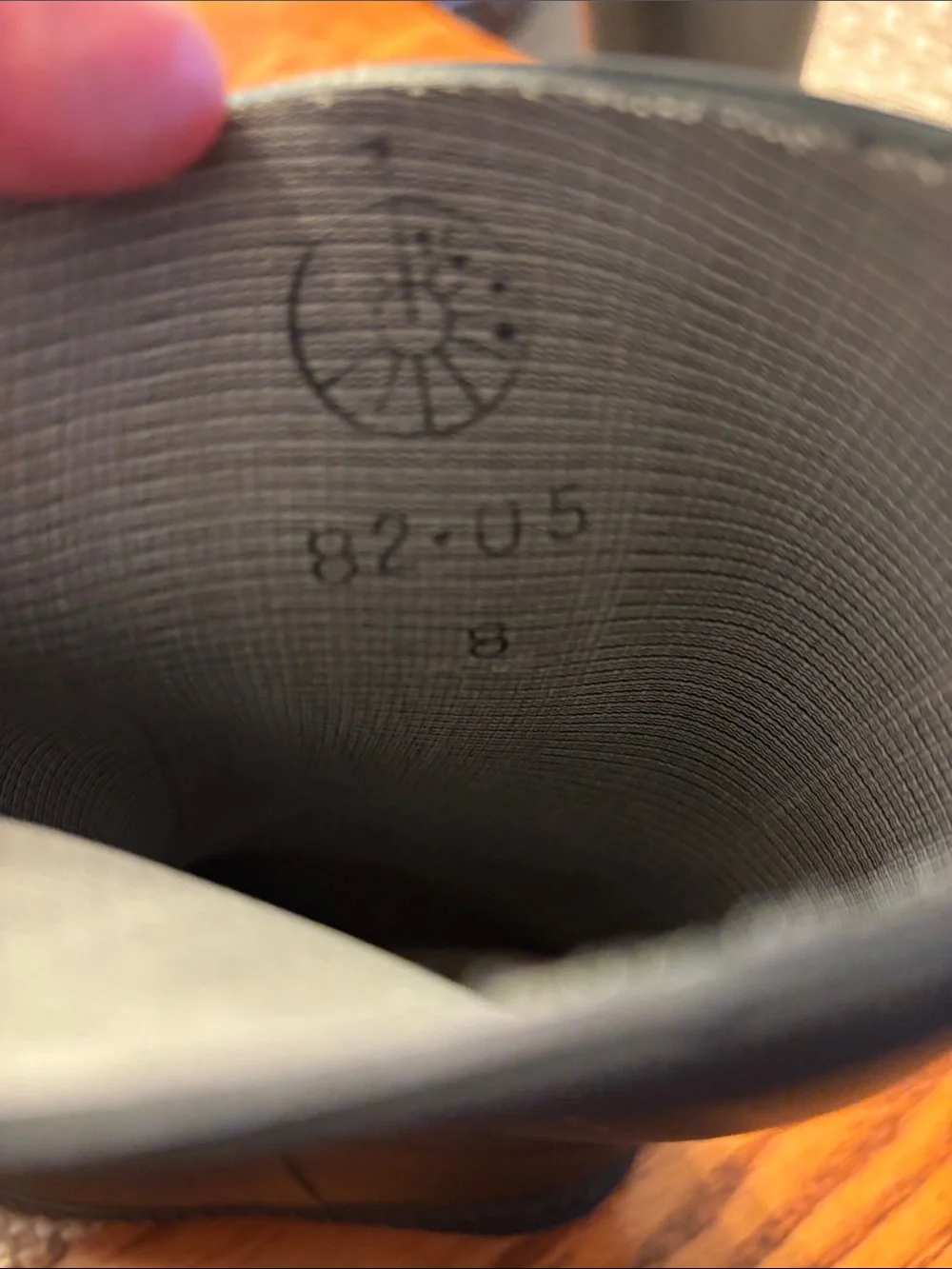 Kamik Black Waterproof Rubber Rain Boots with Logo Size 8 Like New